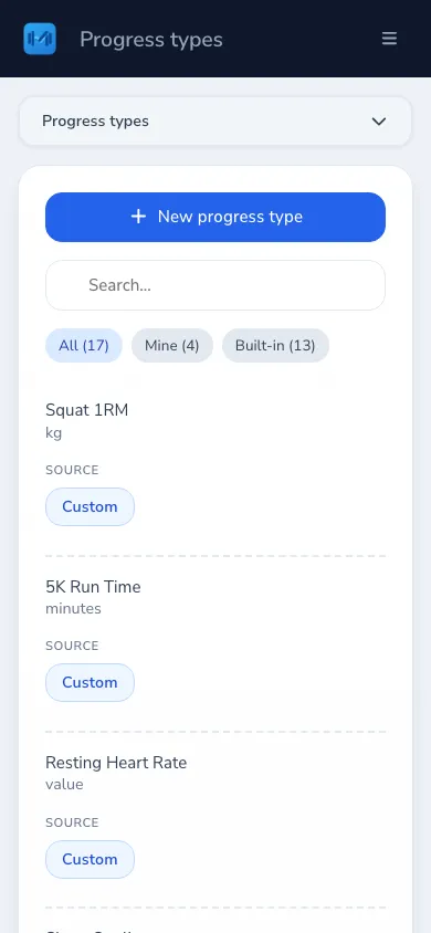 Track progress that matters